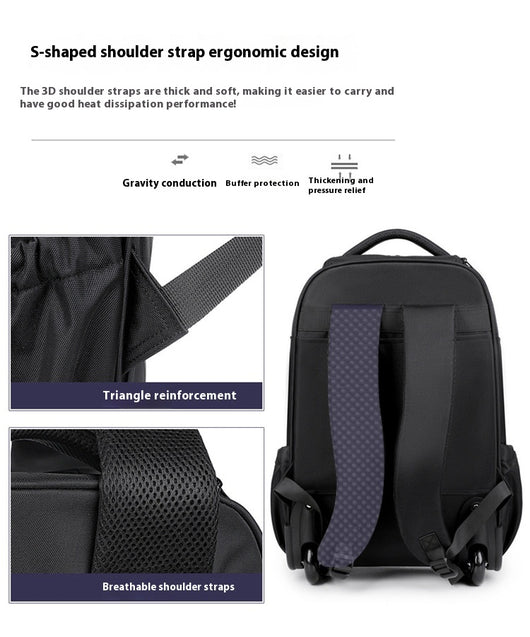 Mochila Trolley Expandible Airbag para Hombre - Image 10