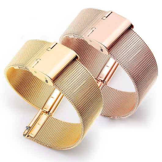 Correa de Reloj Milani Tejida en Acero Inoxidable - Image 12
