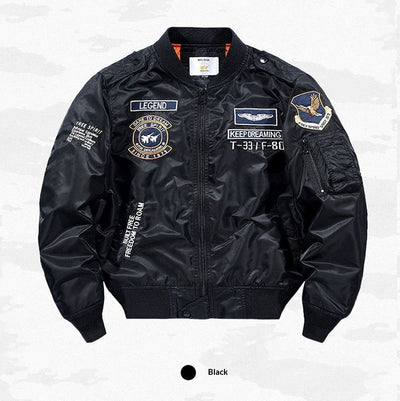 Chaqueta Beisbolera Hombre Bordada Fit Relajado - Image 13