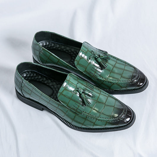 Zapatos de Cuero Estilo Británico con Punta Aguda - Cómodos y Elegantes - Image 8