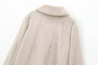 Abrigo de Piel Sintética Efecto Urbano - Estilo Crossborder para Mujer - Image 11