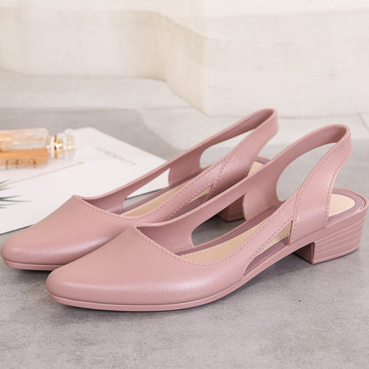 Zapato Casual de Tacón Cuña Medio con Punta Única - Image 11