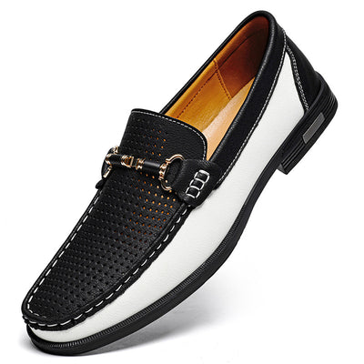 Mocasines de Cuero Genuino para Hombre Talla Grande 47 - Zapatos Casuales Cómodos - Image 6