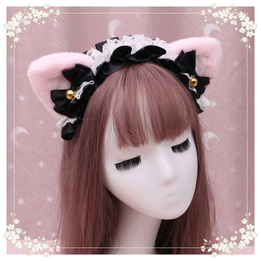 Diadema Lolita Gatita de Peluche con Encaje - Accesorio Anime Japonés - Image 69