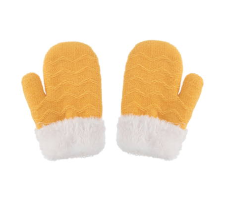 Conjunto de Gorro con Orejeras y Guantes de Lana para Niños en Color Sólido - Image 16
