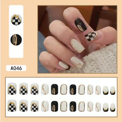 Uñas Postizas Removibles con Diamantes - Image 20