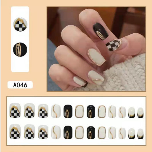 Uñas Postizas Removibles con Diamantes - Image 20