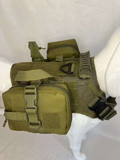 Traje Impermeable para Perros Grandes con Tirantes 1000D - Image 5