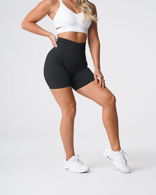 Shorts Deportivos Seamless con Cintura Alta y Diseño Copo de Nieve - Image 6