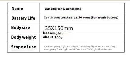 Luz de Emergencia LED para Auto - Señal de Advertencia de Tráfico - Image 14
