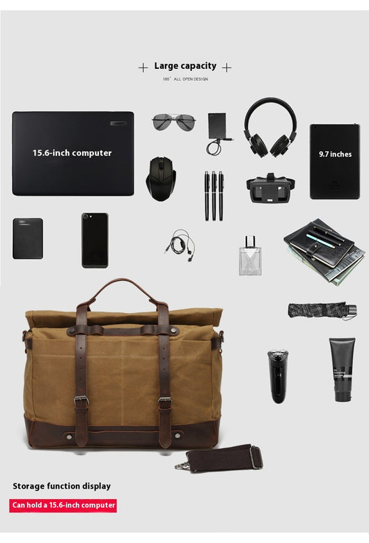 Bolsa Bandolera de Lona Unisex - Estilo Casual y Versátil - Image 12