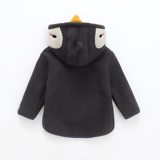 Chaqueta Infantil Cálida con Capucha y Diseño Divertido - Image 9