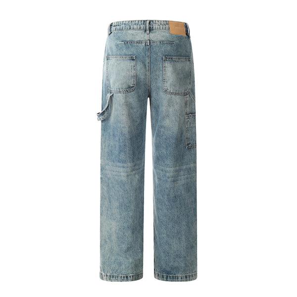 Pantalones Vaqueros Holgados para Hombre - Corte Recto Casual