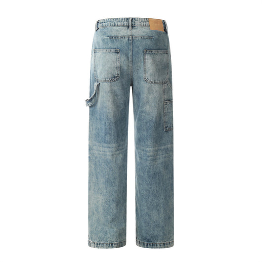 Pantalones Vaqueros Holgados para Hombre - Corte Recto Casual - Image 2
