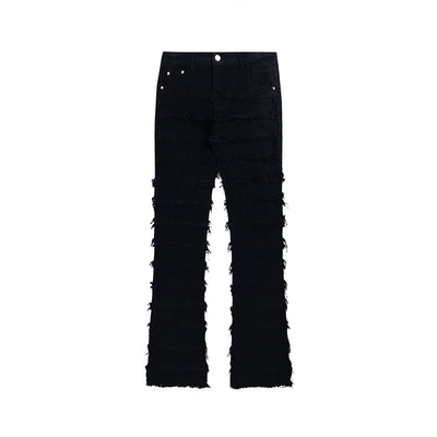 Jeans Destruidos Raw Edge Estilo Urbano - Image 7