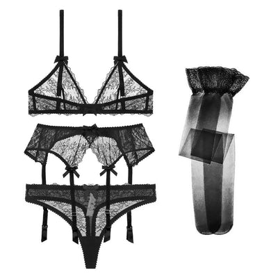 Conjunto de Lencería Triangular Francés para Dama - Image 4