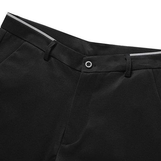 Pantalones Elásticos de Vestir Casual para Hombre Adulto - Corte Recto Suelto - Image 24