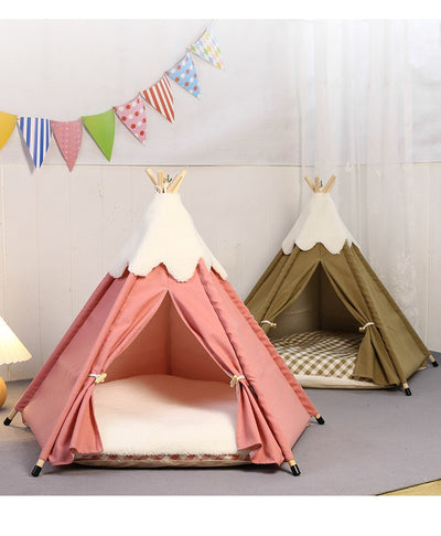 Cama Tienda para Gatos - Nido Desmontable y Lavable Tamaño Pequeño y Mediano - Image 8