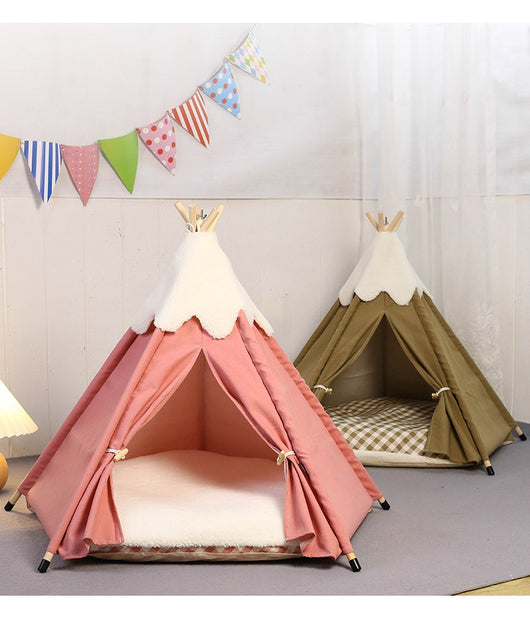 Cama Tienda para Gatos - Nido Desmontable y Lavable Tamaño Pequeño y Mediano - Image 8