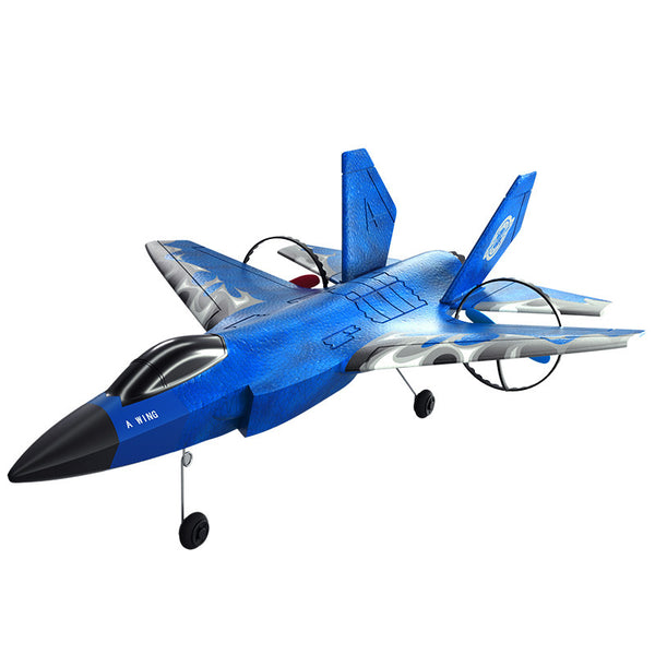 Avión Teledirigido Resistente para Niños - Planeador Militar de Ala Fija