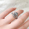 Index Finger Ring Temperament Design High Sense Azul eye snake ring 5