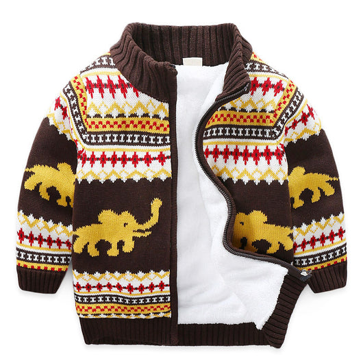 Cardigan Tejido Grueso para Niños - Suéter Cálido y Acogedor - Image 19