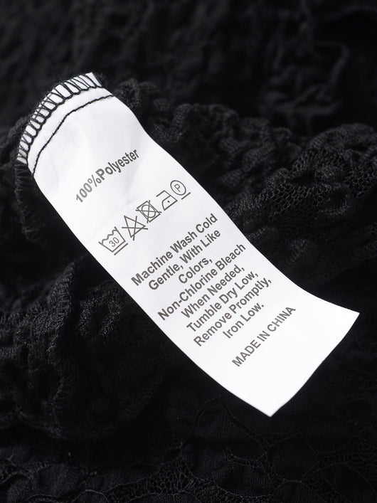 Blusa Ajustada de Encaje con Mangas Largas para Primavera y Verano - Image 6