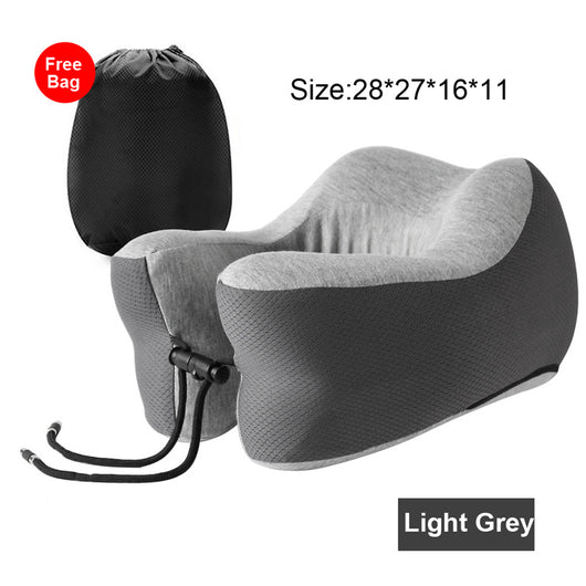 Almohada en U de Espuma Viscoelástica de Rebote Lento para Descanso en la Oficina - Image 8