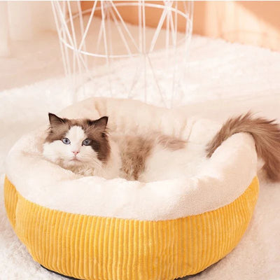 Cama Circular Lavable para Gatos y Perros - Nido Acogedor Antiestrés - Image 18