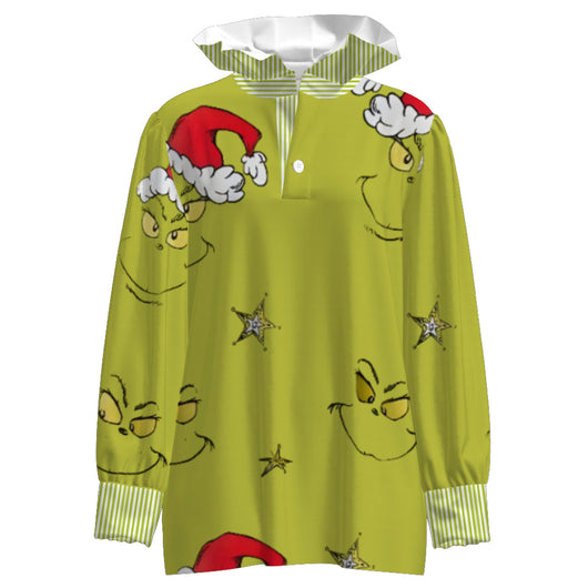 Camisa Manga Larga Suelta Minimalista para Commuter - Image 7
