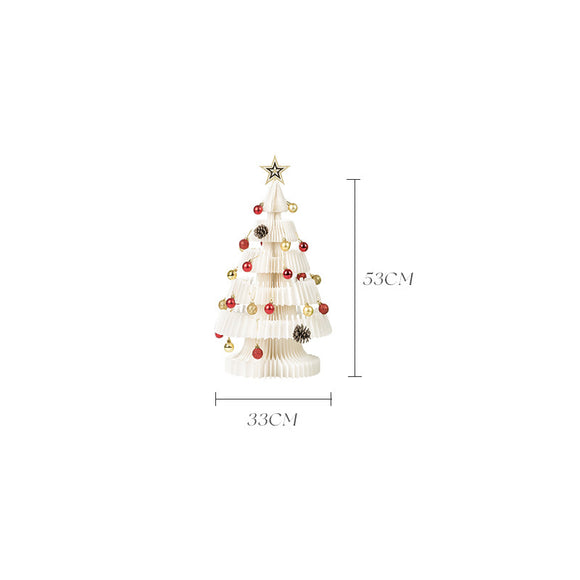 Árbol de Navidad Origami - Adornos Decorativos Creativos