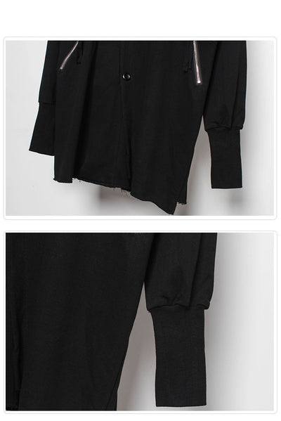 Abrigo Hoodie Yamamoto para Hombre - Diseño Elegante y Versátil - Image 11