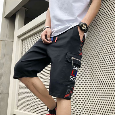 Pantalones Cortos Casuales para Hombre con Diseño de Cinco Puntos - Image 8