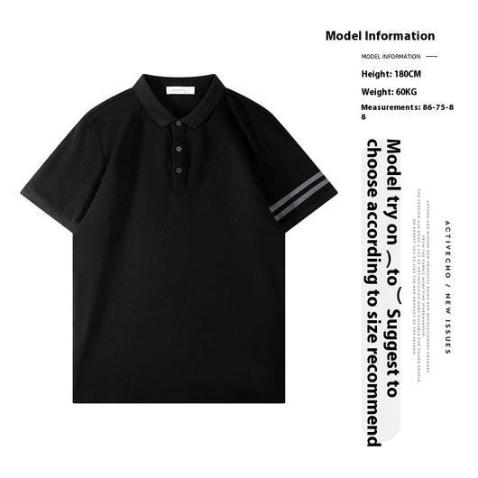 Polo Slim Fit Ice Silk Pearl Cotton para Hombre - Image 7