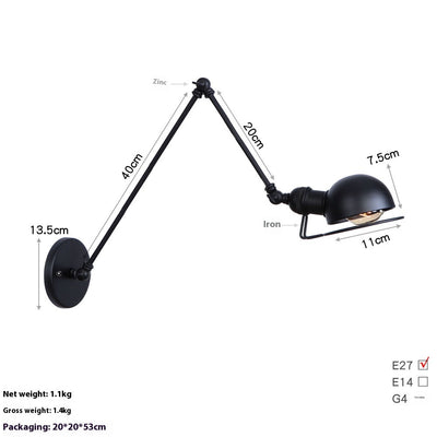 Lámpara LED de Pared Articulada para Estudio y Dormitorio - Image 21
