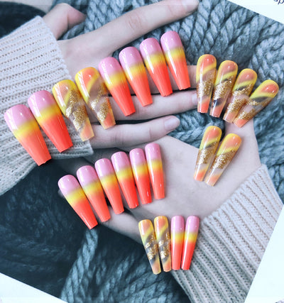 Uñas Postizas Extra Largas Forma Bailarina - Image 11