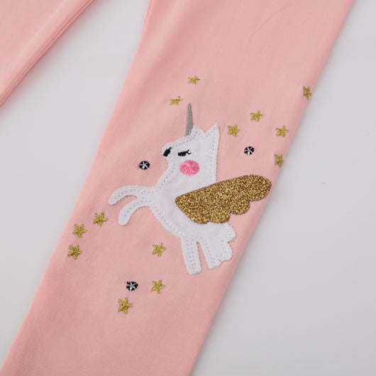 Leggings Infantiles Europeos con Bordado - Ajuste Slim para Niñas - Image 6