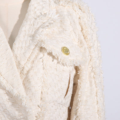 Conjunto de Falda y Chaqueta Corta con Flecos - Image 12