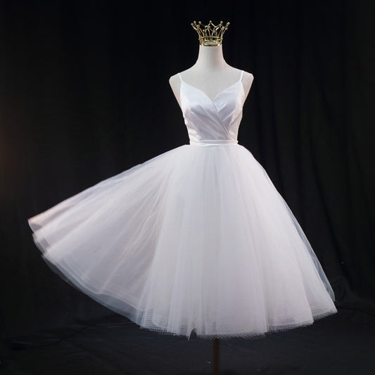 Vestido de Viaje Elegante con Tirantes Ajustados - Perfecto para Fotografía y Bodas