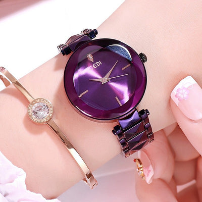 Reloj de Acero Inoxidable para Mujer - Diseño Moderno y Personalizable