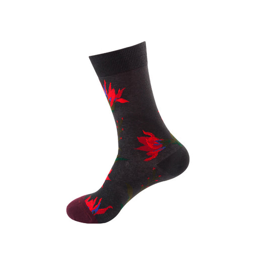 Calcetines Tide Tubo Medio Unisex Estilo Urbano Creativo - Image 13