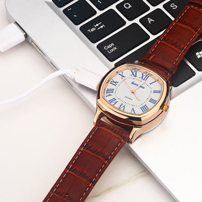 Encendedor Inteligente USB Tipo Reloj de Pulsera para Hombre