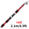 Blank Rod 21 M, Single Red Rod