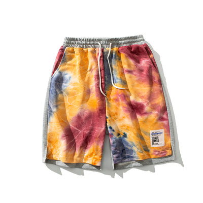 Shorts Tie-Dye Hombre Verano Cordón Ajustable Diseño Trendy - Image 4