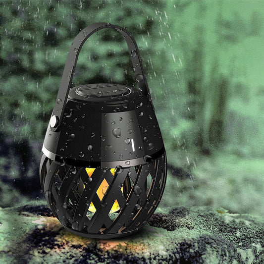 Parlante Bluetooth Portátil con Luz Antorcha Impermeable
