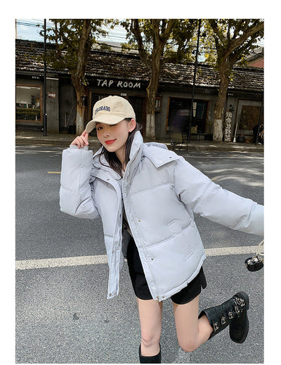 Chaqueta Acolchada de Algodón Suelta Estilo Coreano - Image 16