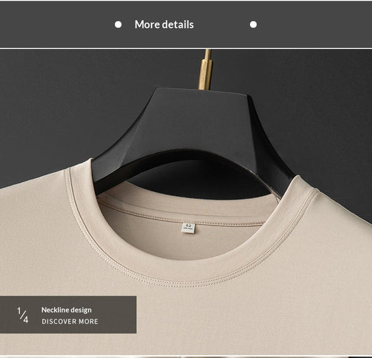 Playera de Seda de Hielo Modal - Comodidad Suave para Todo el Día - Image 25
