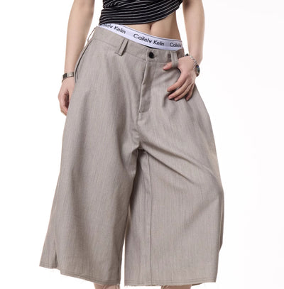 Pantalones Rectos Cropped Estilo Retro Americano - Image 5