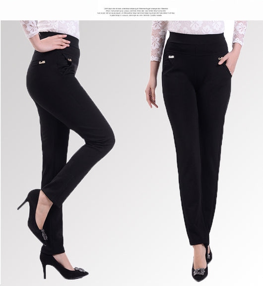 Pantalones Casuales Elásticos para Mujer Adulta - Talla Pequeña - Image 2
