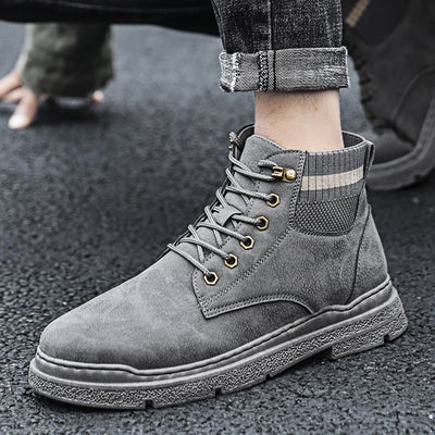 Zapatillas Altas Estilo Coreano para Hombre - Diseño Trendy - Image 18